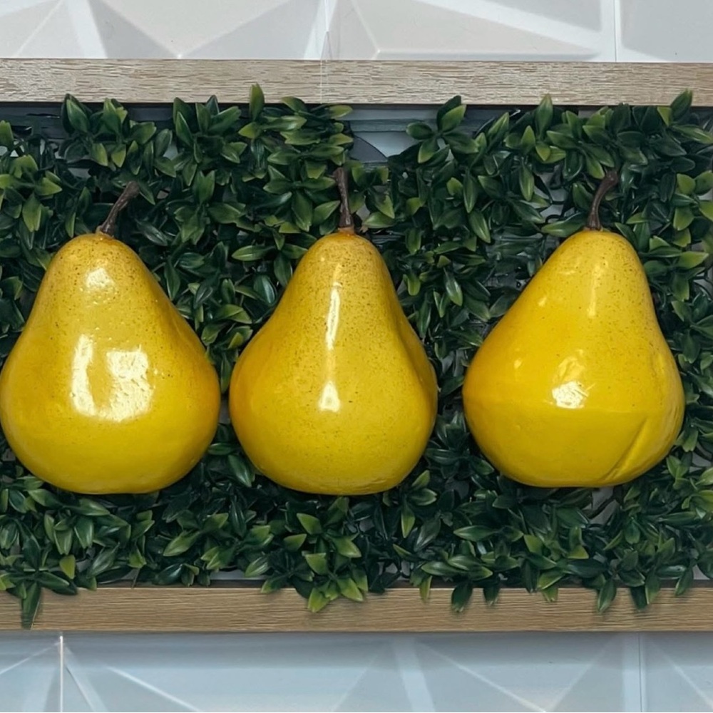 Decorative Yellow Pear Wall Art